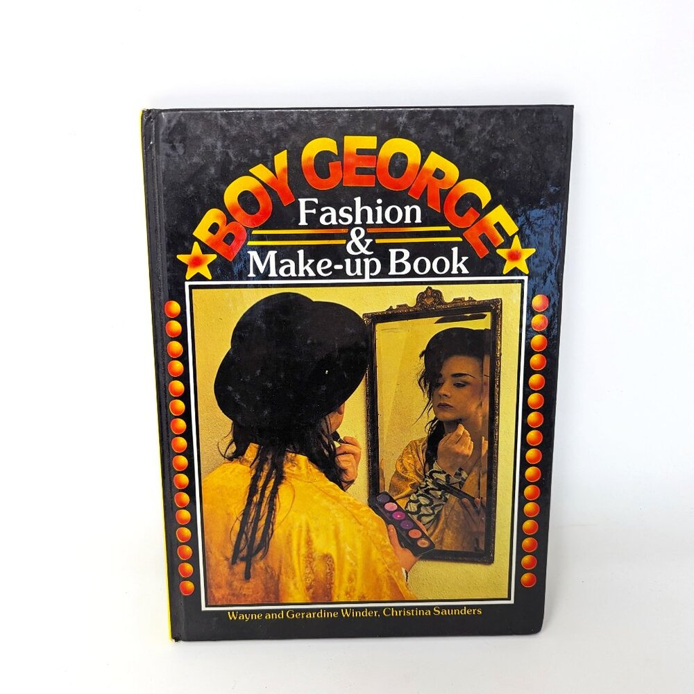 Collectible Boy George Fashion and Makeup Book 80's Hardback Culture Club
